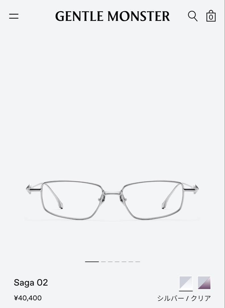 M*r様 GENTLE MONSTER Saga 02 サングラス