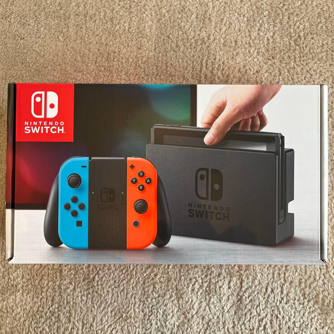 Nintendo Switch ネオンブルー/ネオンレッド 本体＋ケース