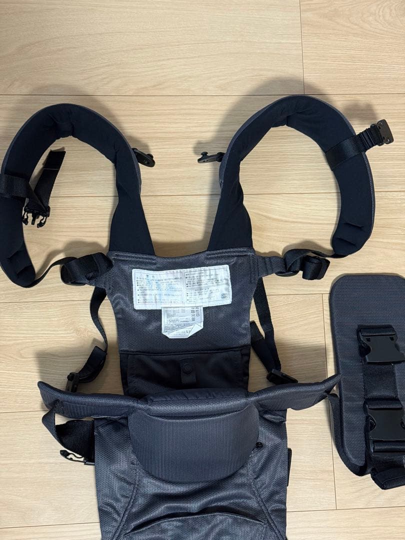 angelette アンジェレッテ ON 抱っこ紐 ヒップシート　ブラック