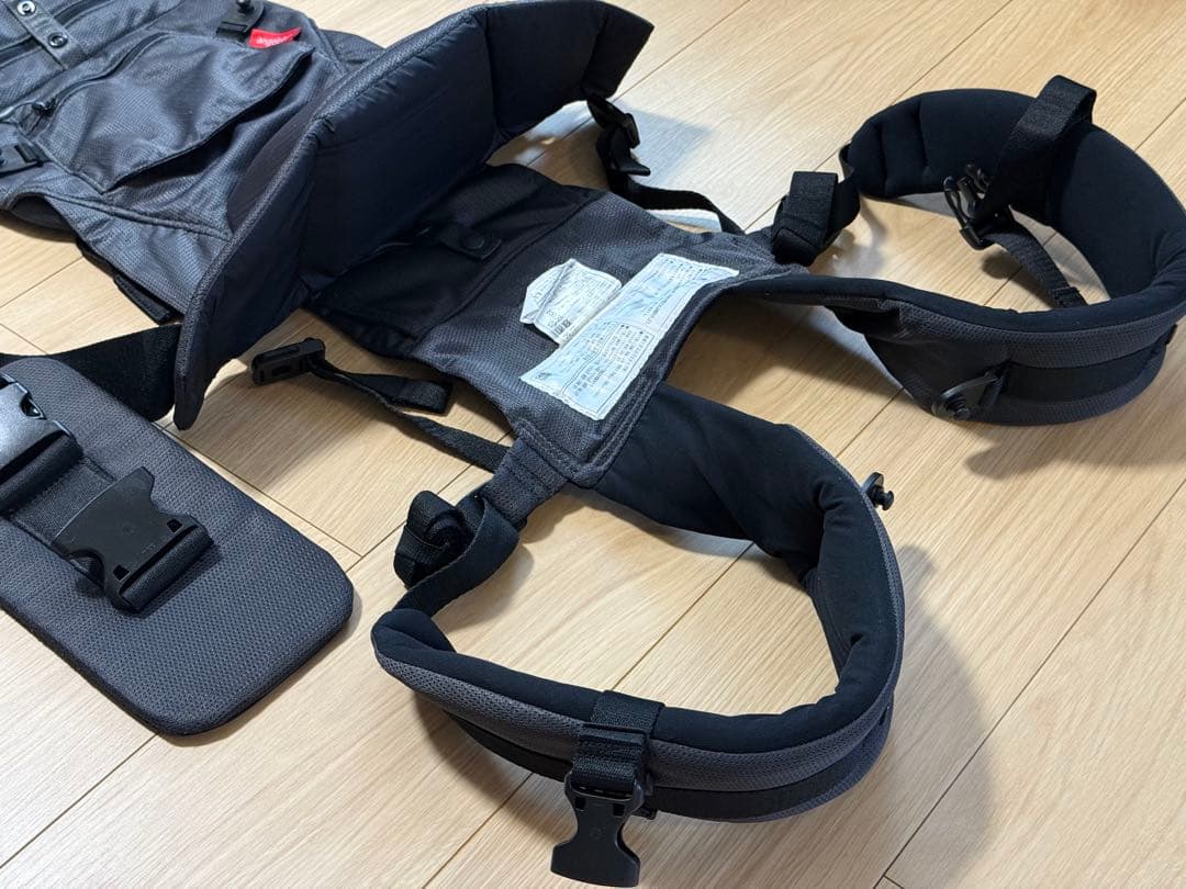 angelette アンジェレッテ ON 抱っこ紐 ヒップシート　ブラック