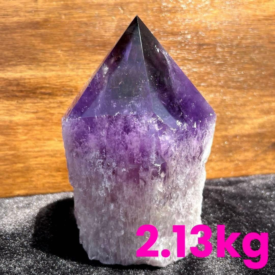 ✮超激レア✮極上の逸品✮ボリビア産 アメジスト アメトリン 六角柱 天然石 原石