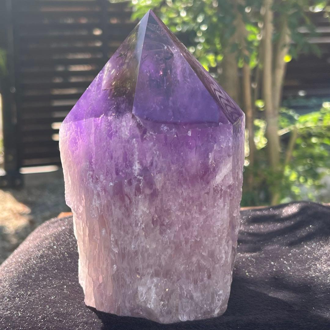 ✮超激レア✮極上の逸品✮ボリビア産 アメジスト アメトリン 六角柱 天然石 原石