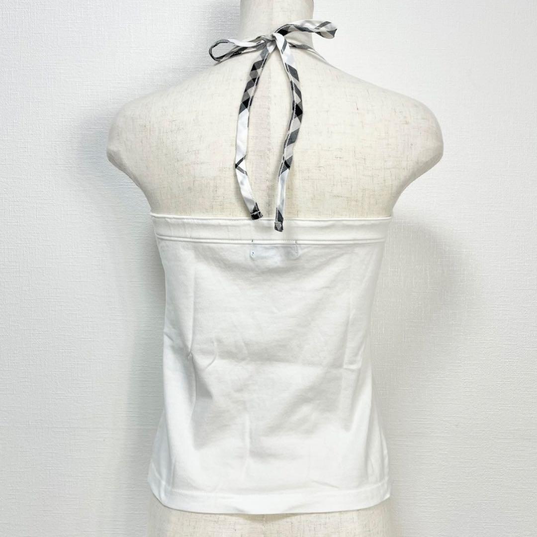 y2k❤️ BURBERRY BLUE LABEL ホルターネックトップス