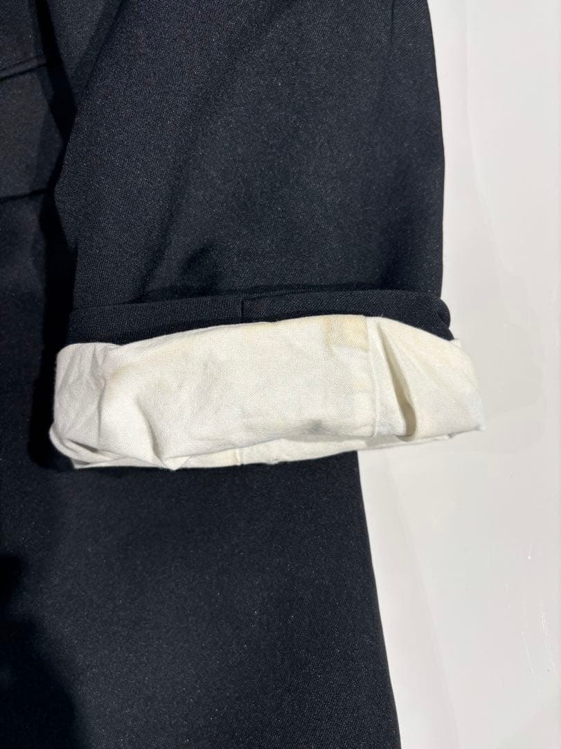 ［18SS］コムデギャルソンオムプリュス　ポリエステル縮絨ロングジャケット