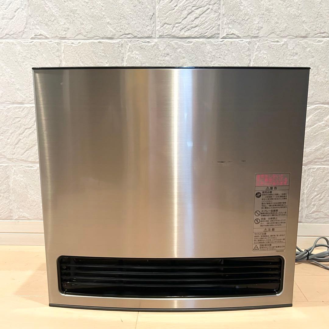【美品】 ガスファンヒーター 都市ガス用 NC-41FAF シルバー