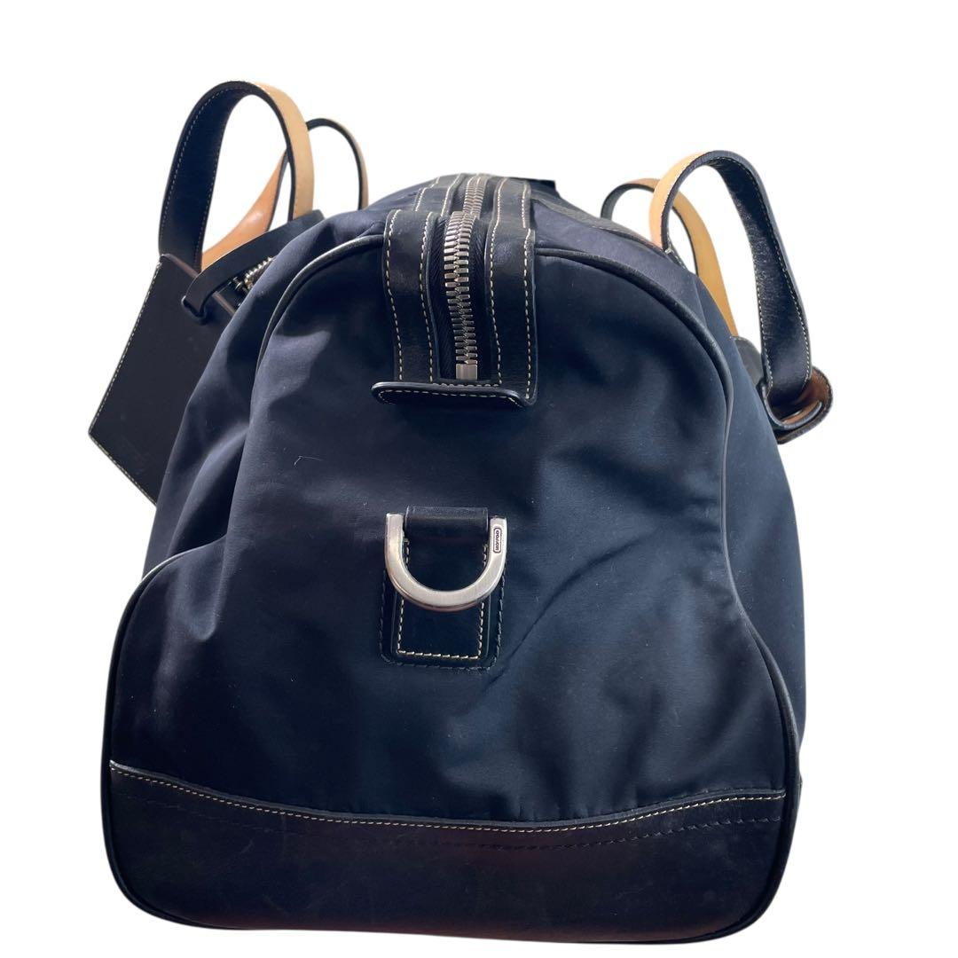 【大容量】コーチ 2way ボストンバッグ ナイロン レザー 05050