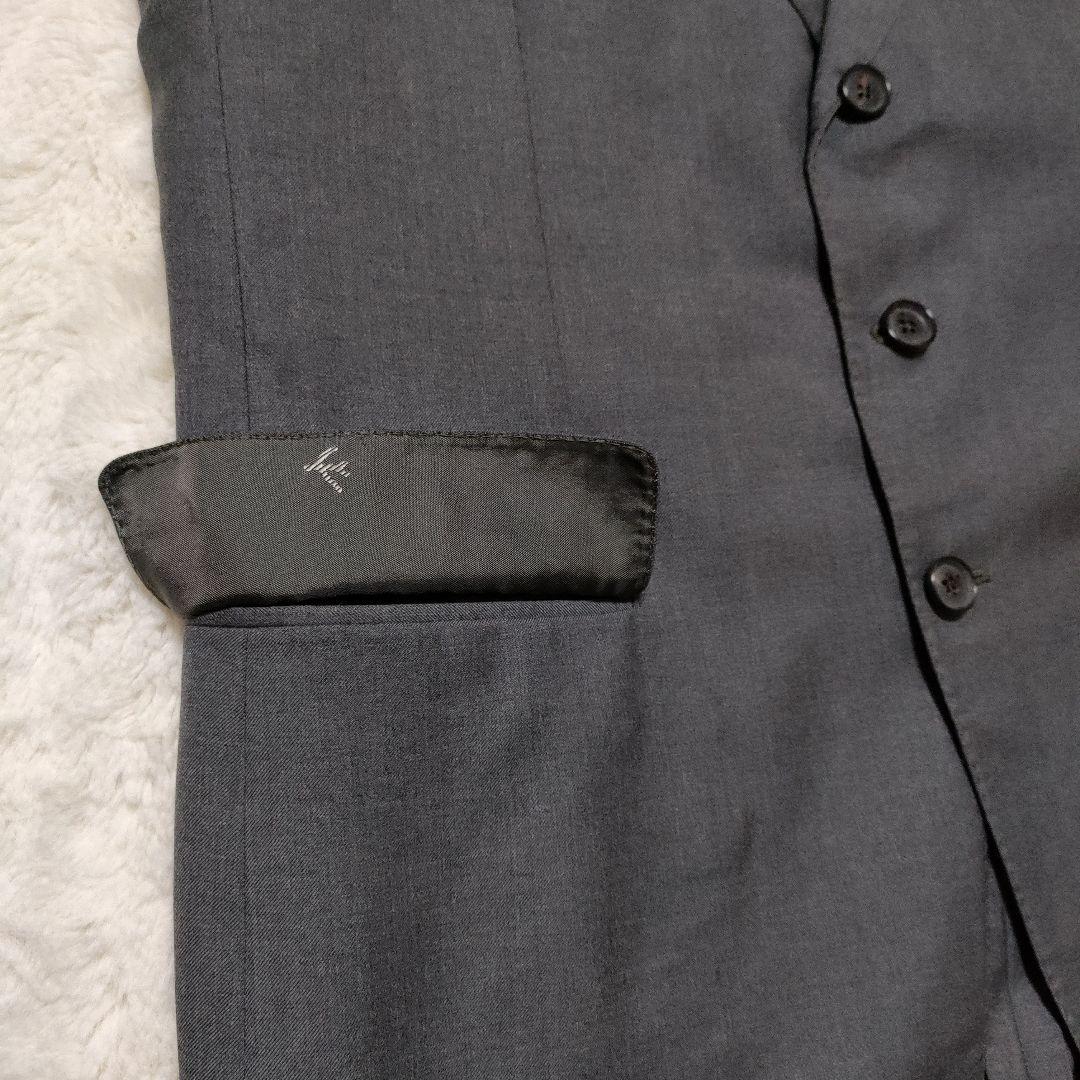 【美品】ISAIA イザイア ビジネスジャケット テーラードジャケット 黒