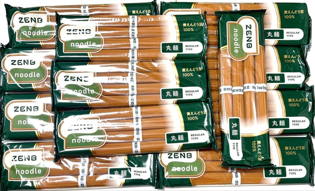 ZENB ヌードル　丸麺タイプ12袋、48食分 ゼンブヌードル