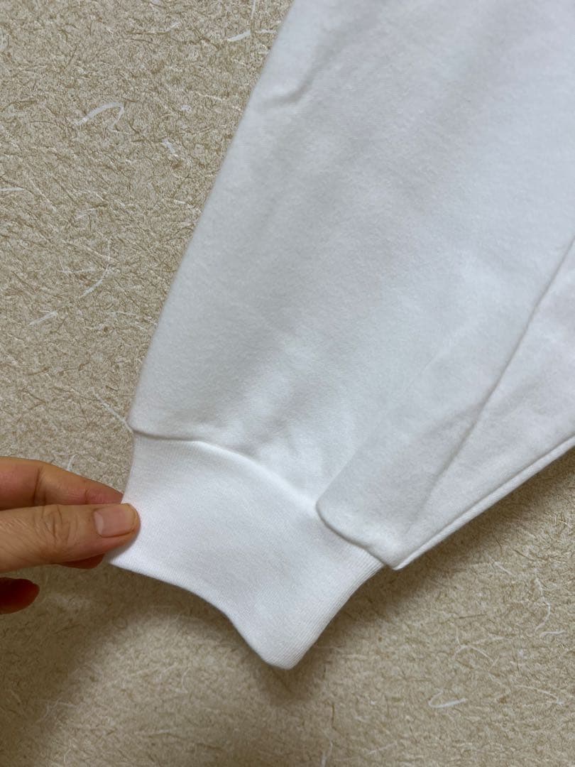 “LENO”コットンモックタートルネックプルオーバー・ホワイト・未使用品