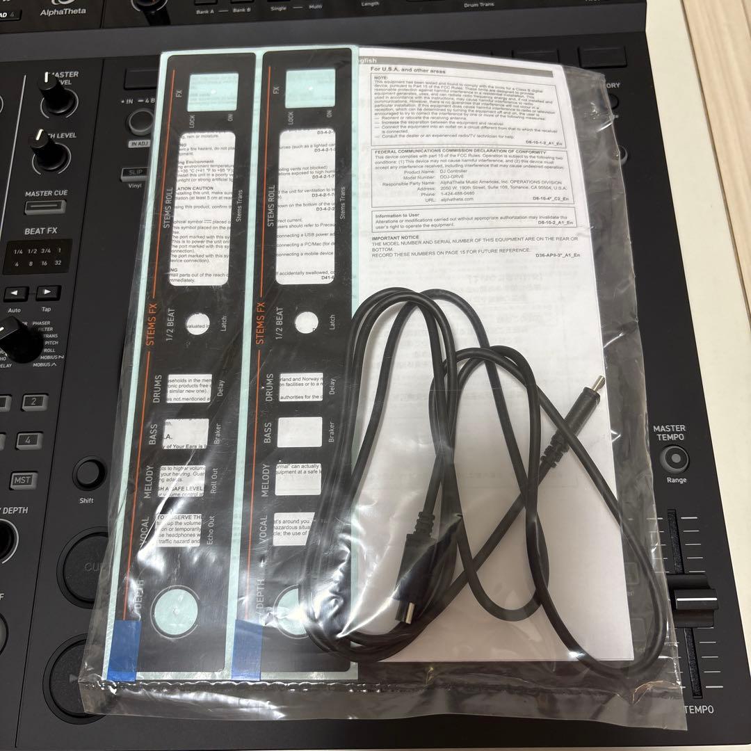 【美品】AlphaTheta DDJ-GRV6 DJコントローラーアルファシータ