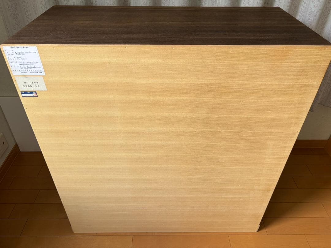 桐天然木たんす 　本焼磨き仕上げ 12段：