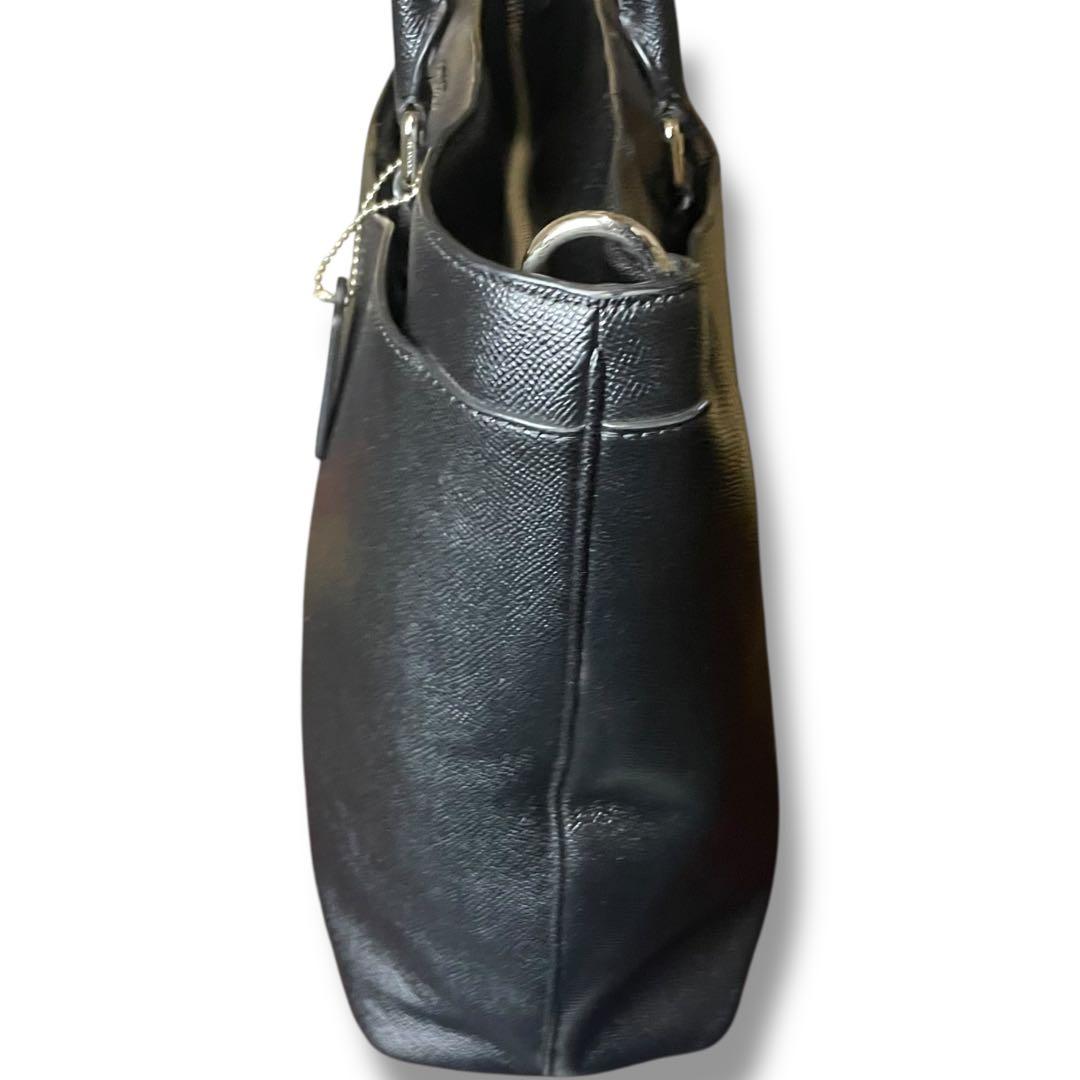 コーチ 2way ビジネスバッグ トートバッグ レザー 黒 A4可 F84630