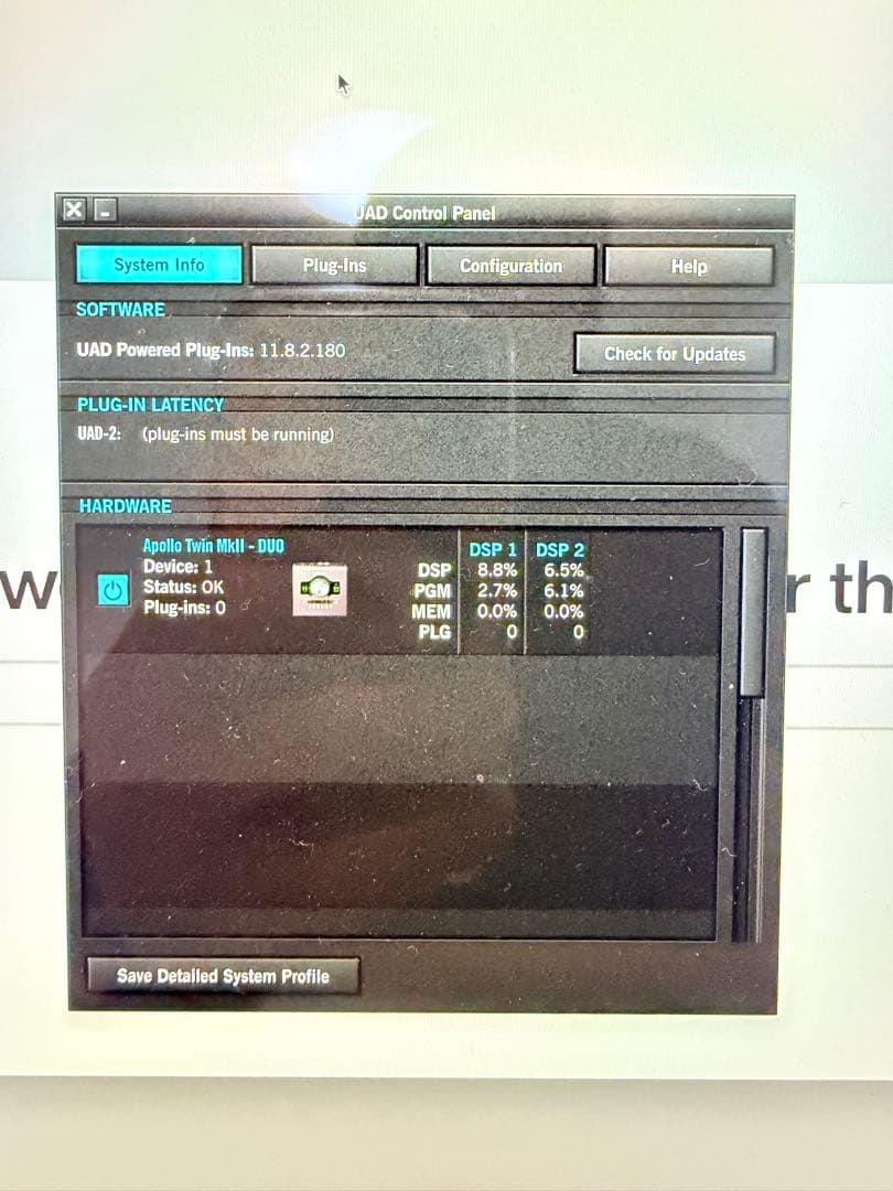 UAD Apollo Twin mk2 DUO TB3変換ケーブル付き