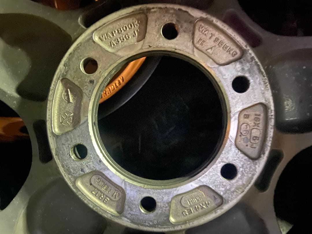 専用出品 ブラV ガンメタ 16インチ 6H 6J