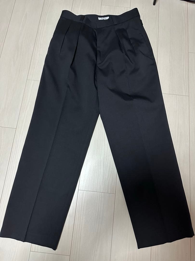 arrows Thinglessサイドアジャスト 2プリーツ パンツ　スラックス