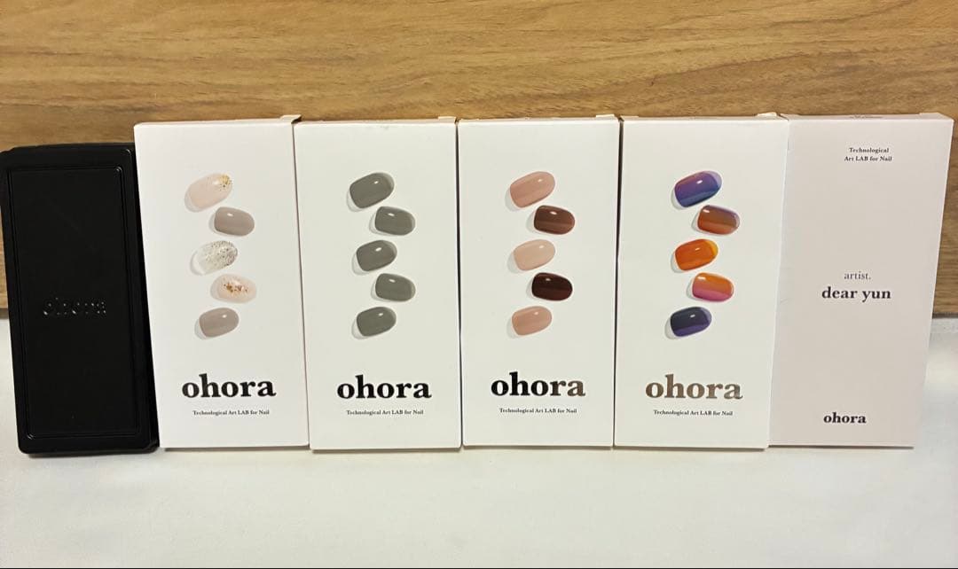 オホーラ　新品　未使用　6点セット　ネイルシール　ハンド　ジェル　まとめ売り