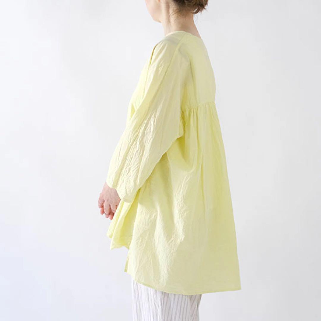 新品タグ付き ヴェリテクール コンフォータブルトップス イエロー