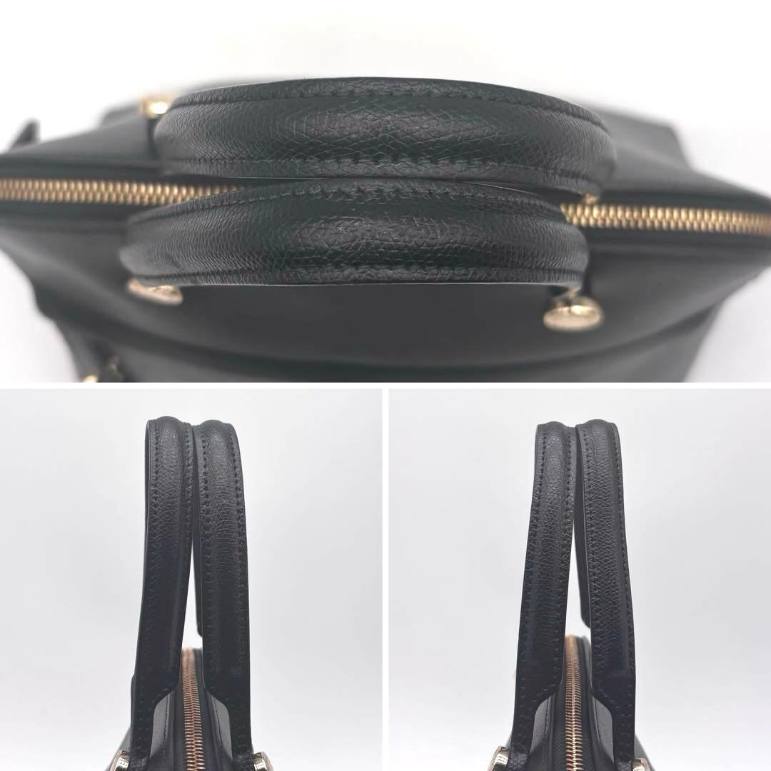 ✨美品✨フルラ　パイパー　M　ハンドバッグ　ショルダーバッグ　2way　ブラック