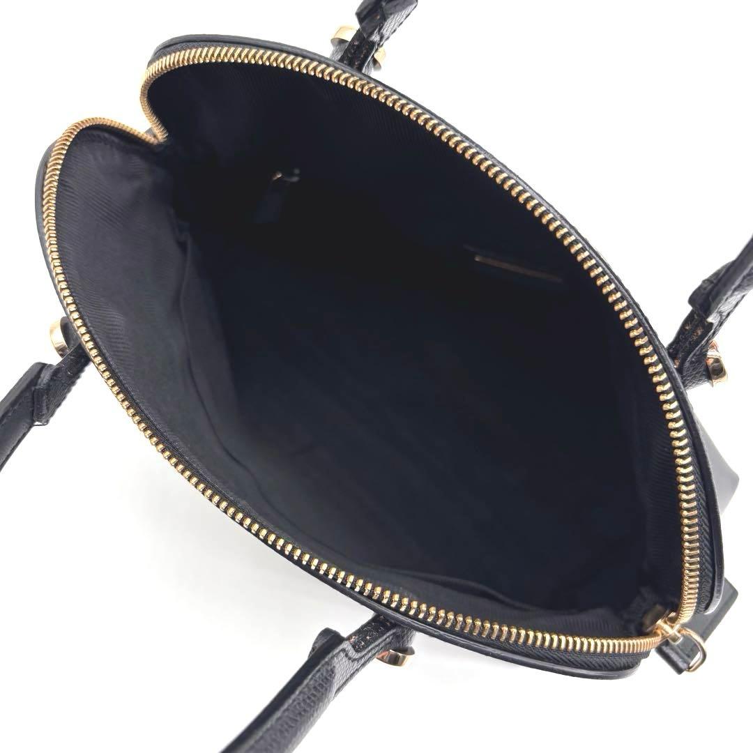 ✨美品✨フルラ　パイパー　M　ハンドバッグ　ショルダーバッグ　2way　ブラック