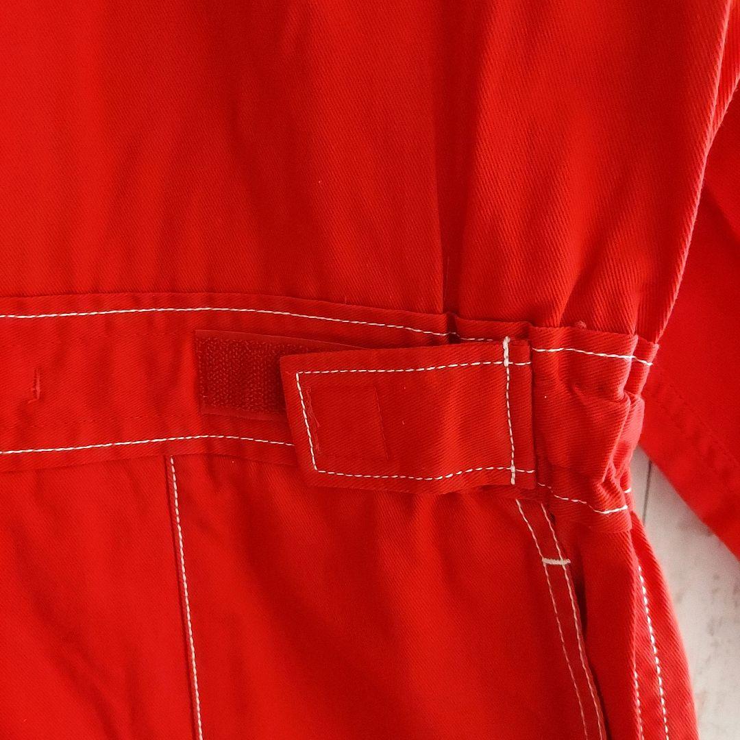 【Snap-on】美品 スナップオン 刺繍 オールインワン XL 赤