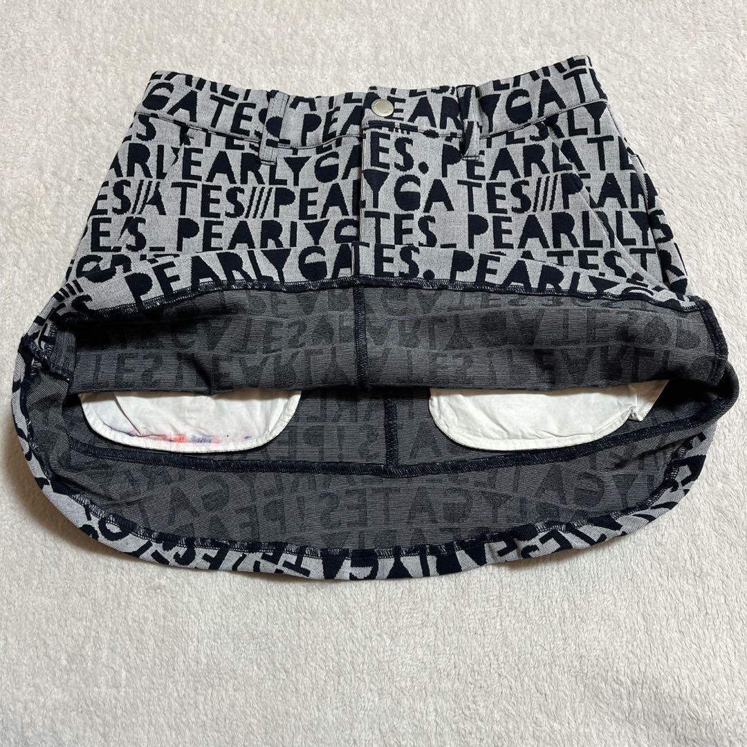 極美品　パーリーゲイツ　セットアップ　近年モデル　モックネック　ロゴ　スカート