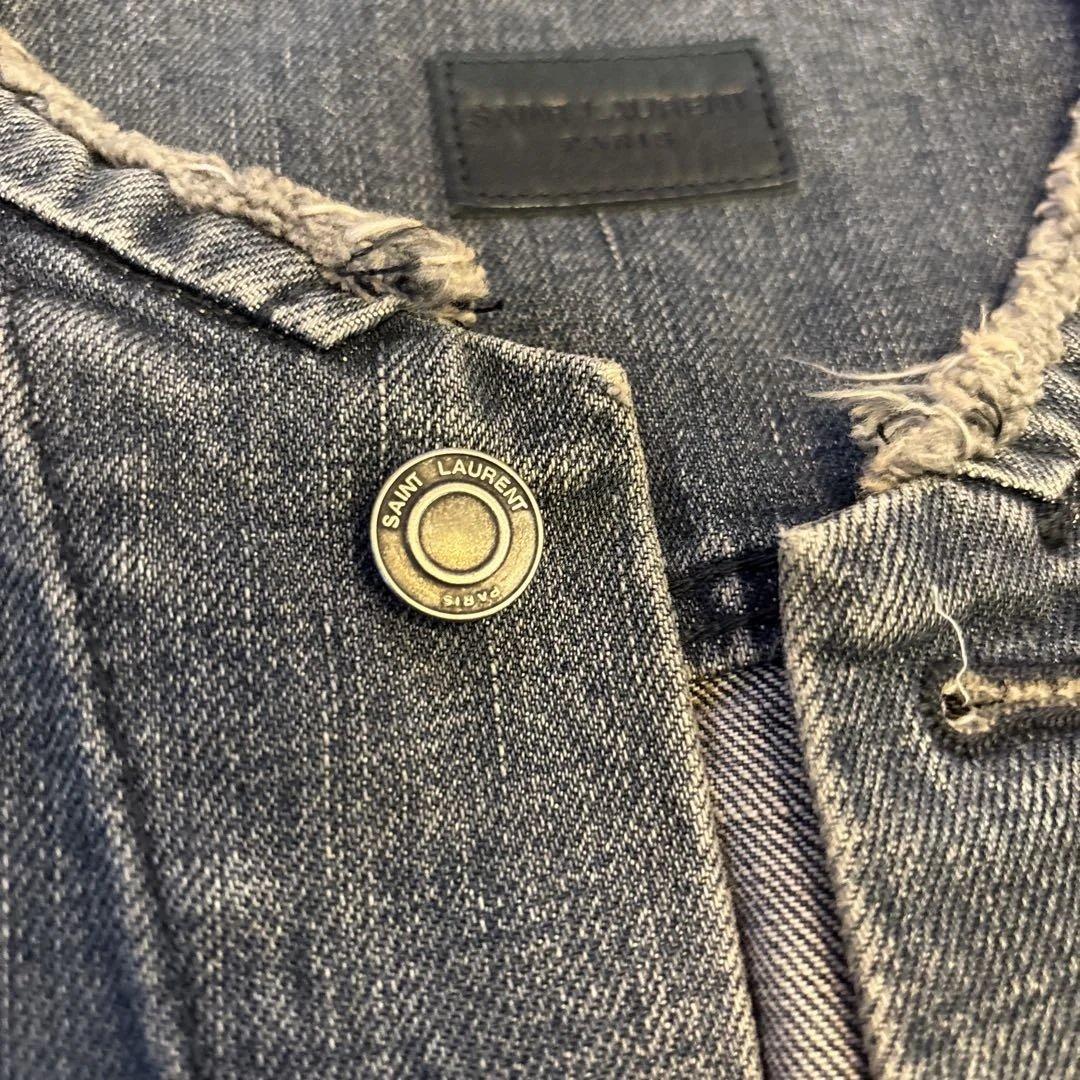SAINT LAURENT ダークデニムジャケット　メンズ
