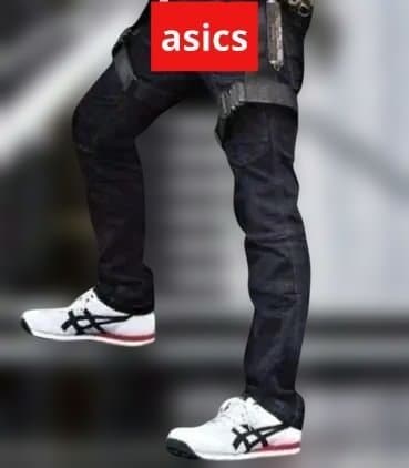 新品未使用ASICS SPALDING 安全靴 ホワイト/ブラック/レッド