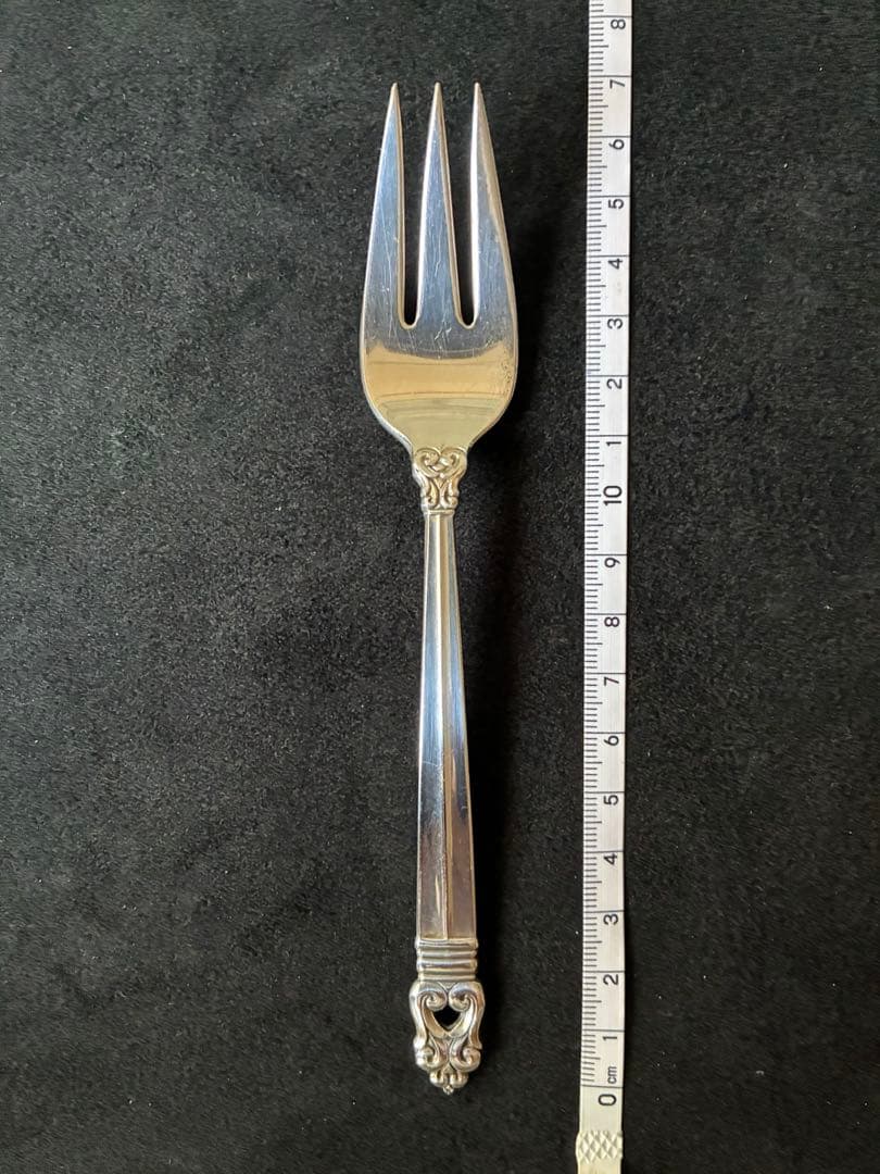 【ロイヤルデニッシュ】スターリングシルバー　カトラリー4本セット