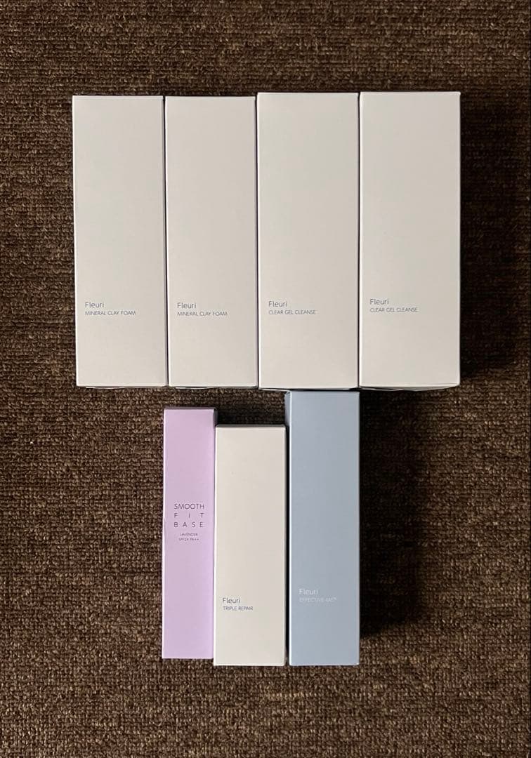 本日限定❣️【フルリ】 クリアゲルクレンズ・洗顔フォーム・美容液・化粧水4点セット