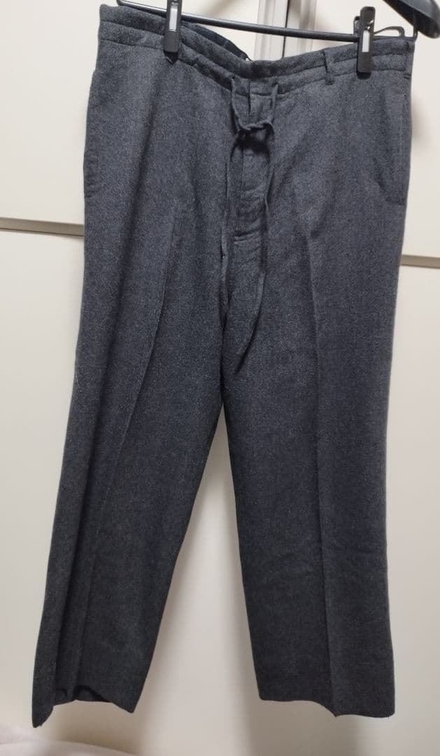 AURALEE Selvedge Wool EasyPants　ウールパンツ　4