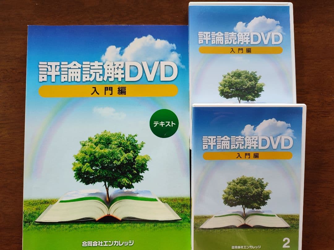 評論読解DVD入門編2枚　テキスト付き