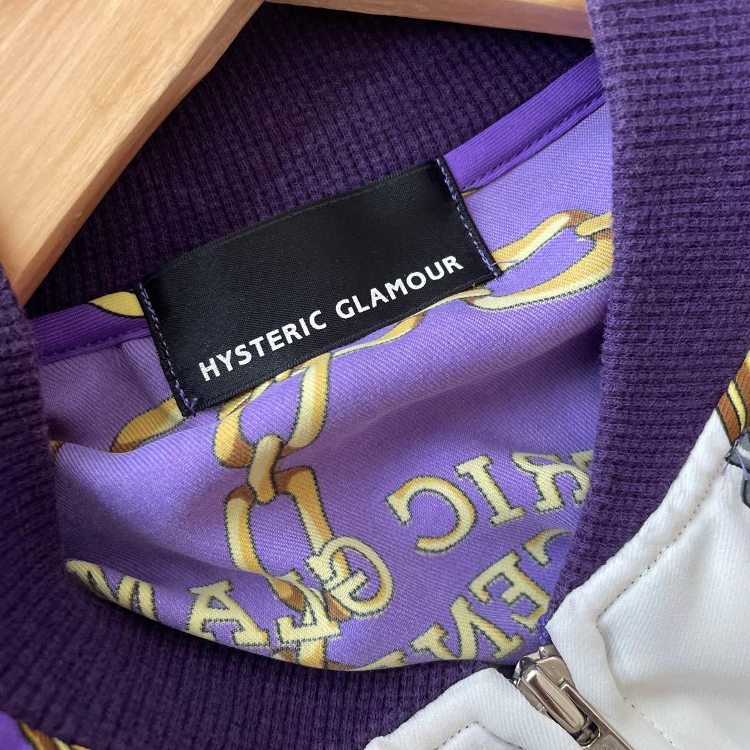 ヒステリックグラマー HYSTERIC GLAMOUR スカーフ柄ジップブルゾン