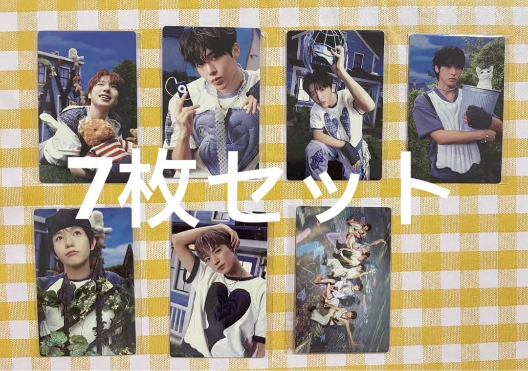 nct wish color中国限定 QQ MUSIC 特典トレカ 7枚セット