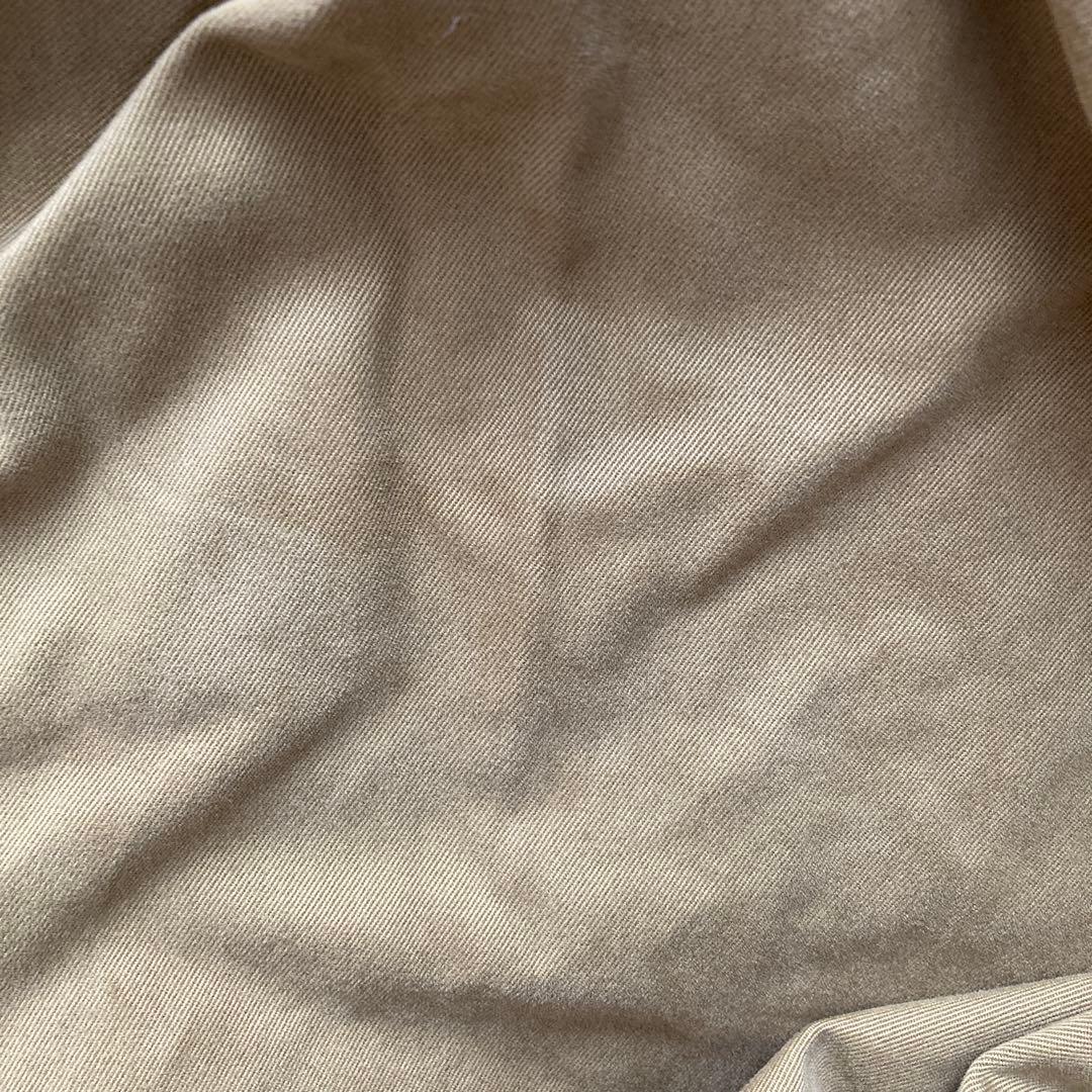 スタジオニコルソン　2タック　ワイドパンツ　ピーチコットンツイル　チノ