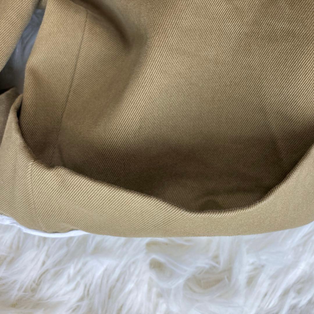 スタジオニコルソン　2タック　ワイドパンツ　ピーチコットンツイル　チノ