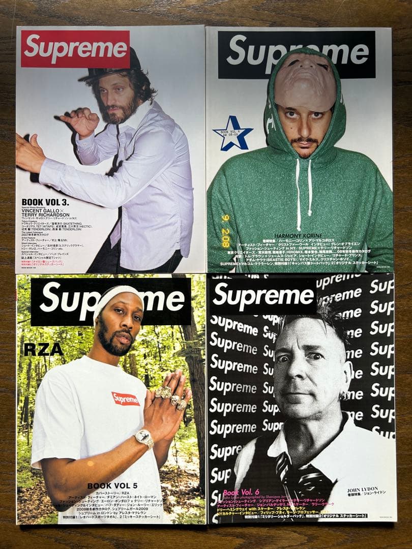 supreme book シュプリームブック 4冊セット オマケ付き