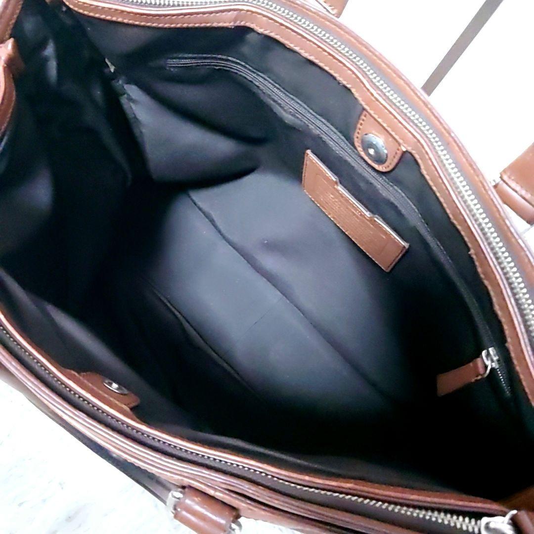 COACH ✨️ オールレザー ビジネスバッグ 2way 3層 ブラウン