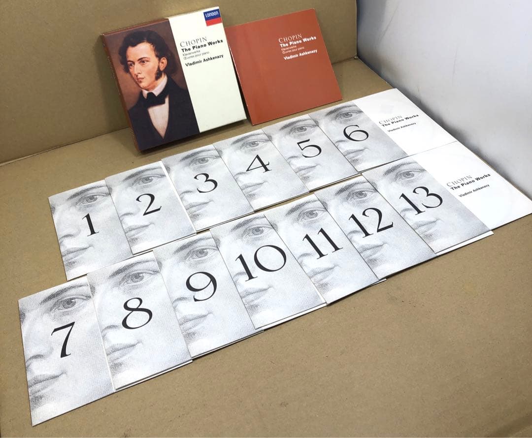 ショパン　ピアノ作品集　ヴラディーミル・アシュケナージ　ＣＤ13枚組