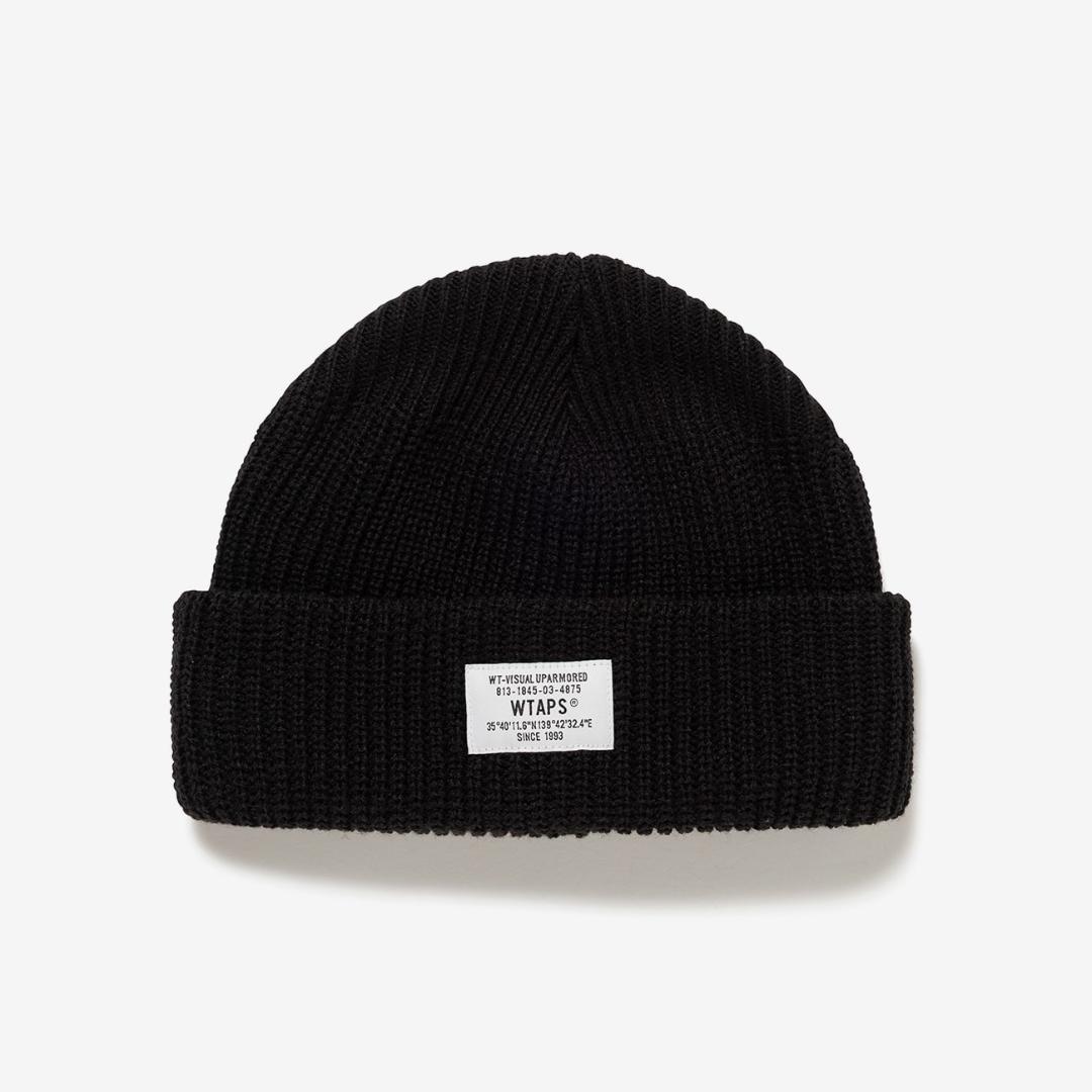 帽子 WTAPS SGT BEANIE ACRYLIC BLACK 25AW