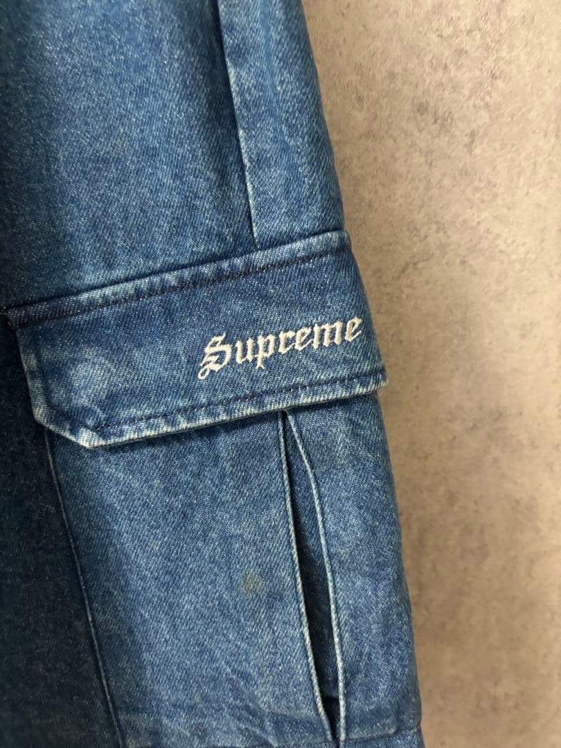 シュプリーム　 カーゴ デニム ワーク イージー ショーツハーフパンツ