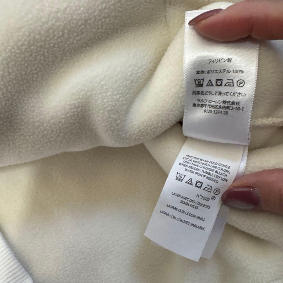 ラルフローレン　ボアパーカー　プルオーバー　ビッグポニー刺繍　現行