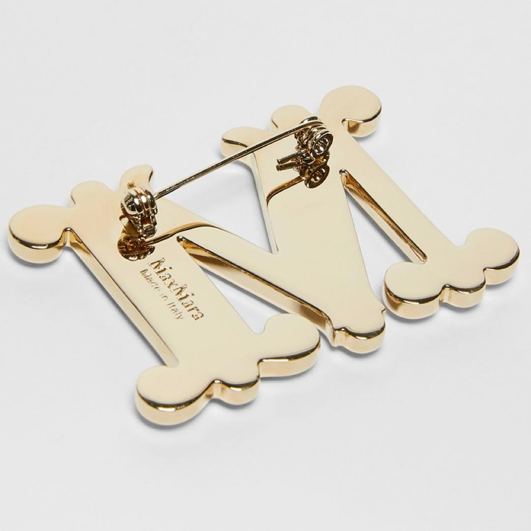 新品　マックスマーラ　クリスタルブローチ