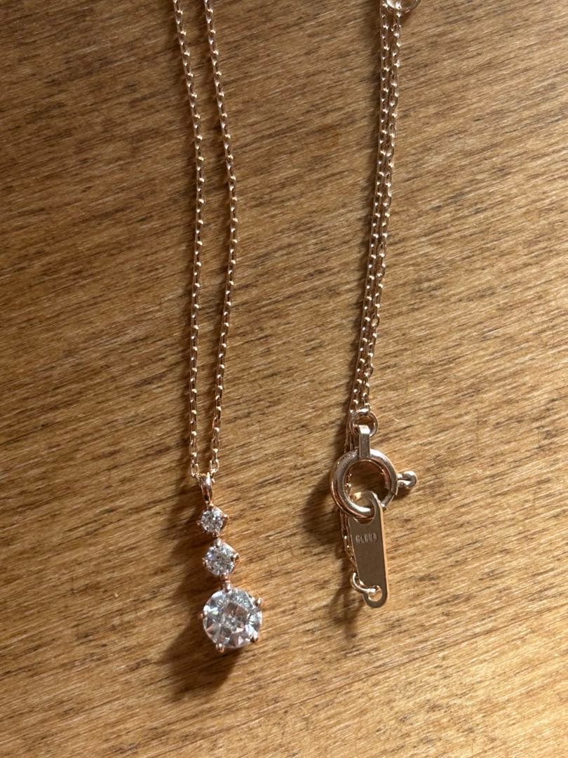 ビジュソフィア　k10PG ネックレス