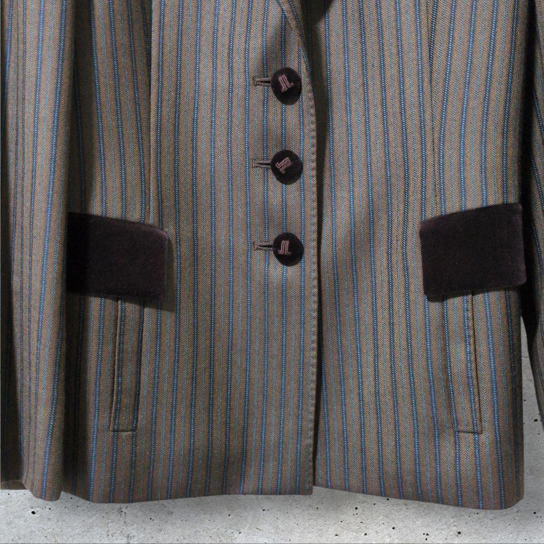 LANVIN COLLECTION セットアップ シルク混 ジャケット+スカート