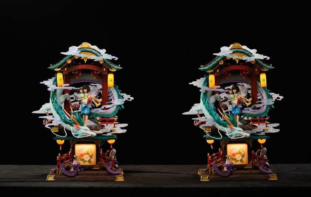 荻野・千尋 & ハク　千と千尋の神隠し　フィギュア　ガレージキット