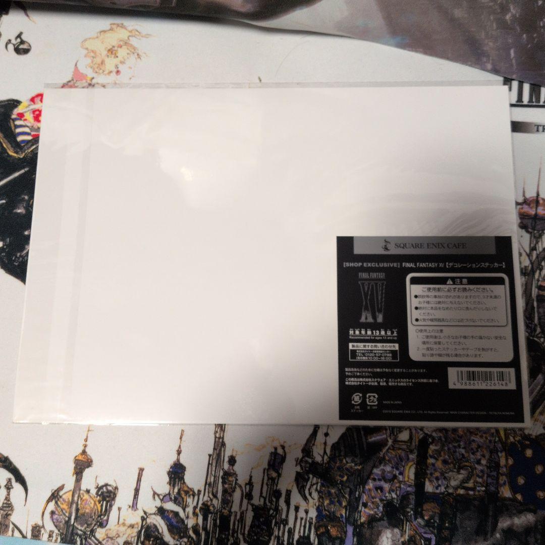 スクエニカフェ限定品 FFXV デコレーションステッカー 4種セット