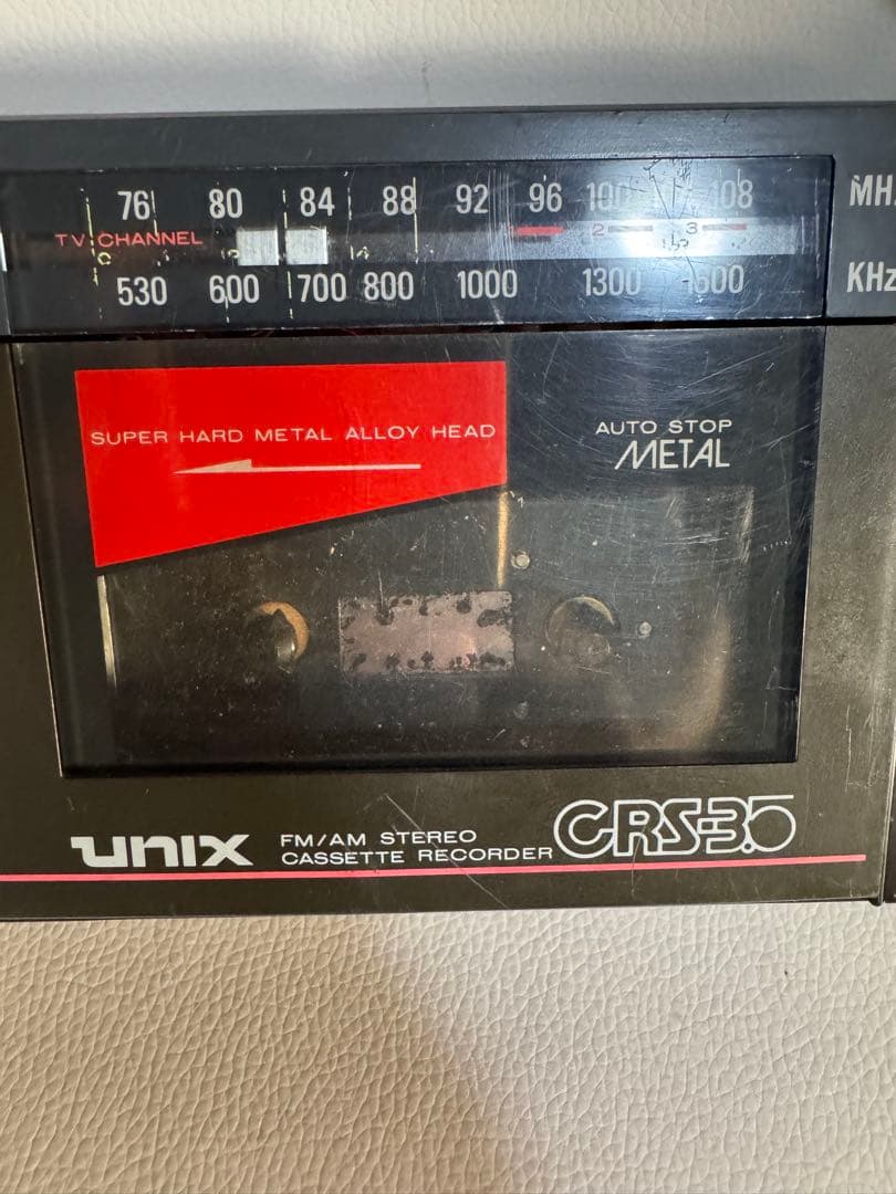 UNIX CRS30 ラジオ・カセットレコーダー