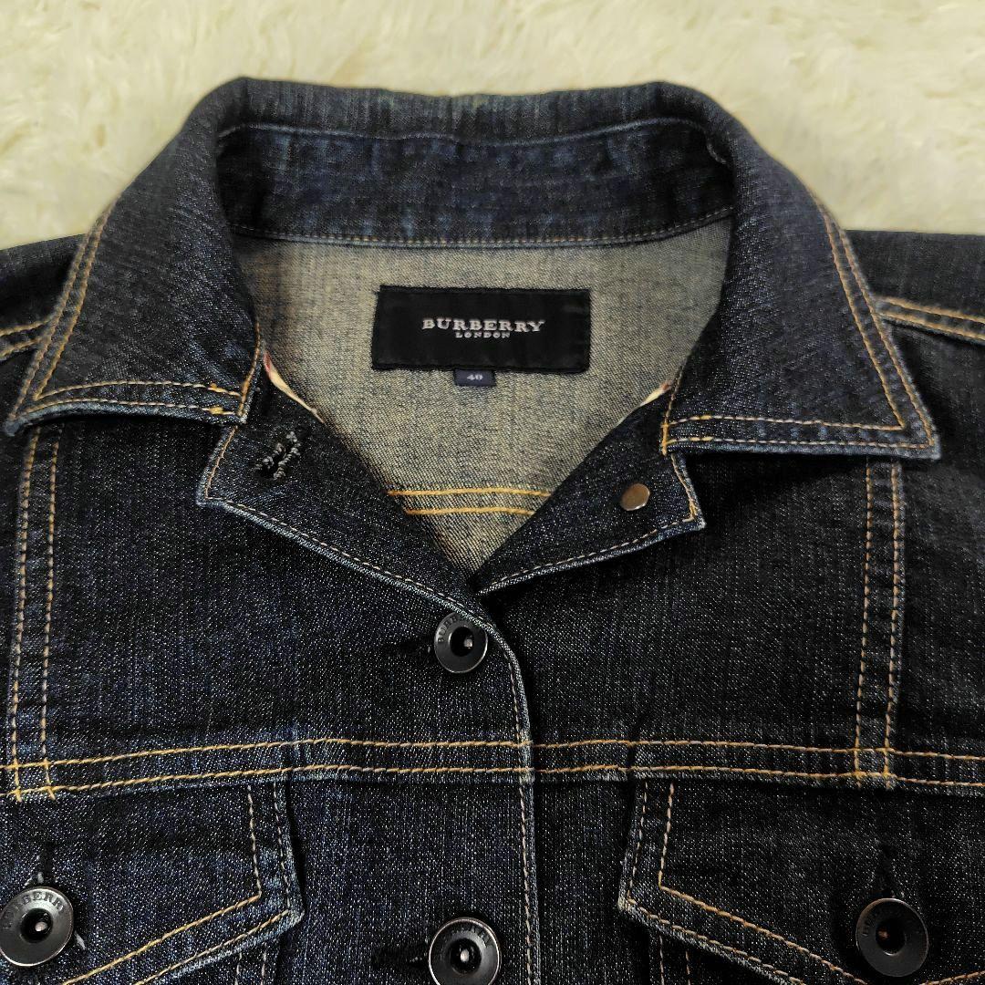 聖⭐️子美品 BURBERRY LONDONデニムジャケット ノバチェック