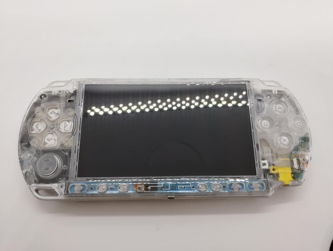 PSP 3000 すぐ遊べるセット【美品・カスタム】スケルトン　オプション追加