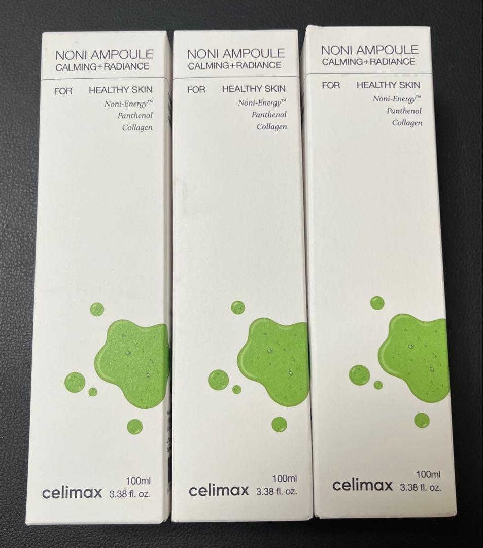 新品未開封celimax ノニエナジーアンプル2.0 100ml×３個セット
